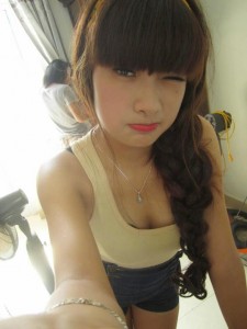 Hinh nen Hot Girl Viet tu suong khoe nguc dep hinh 8