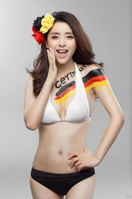 Người đẹp Châu Á diện Binkini đón World Cup 2014